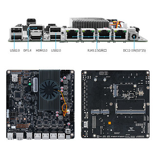 畅网微控 畅网i3-N305六盘位NAS-DC版本/4网2.5G6个SATA3.0 主板