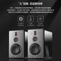 HiVi 惠威 H6 2.0声道 居家 蓝牙音箱 黑色