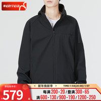 阿迪达斯 (adidas)男装上衣 时尚运动服跑步训练梭织夹克防风外套 HP1414/加绒保暖 XS/170