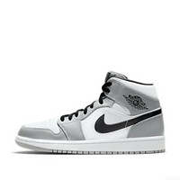 抖音超值购：NIKE 耐克Air Jordan 1 Mid Light烟灰复古篮球鞋男款554724-092小迪奥