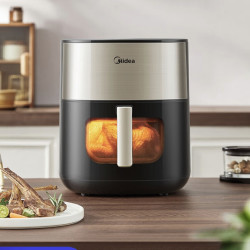 Midea 美的 小炎烤 5.5L 可视空气炸锅 KZC5504