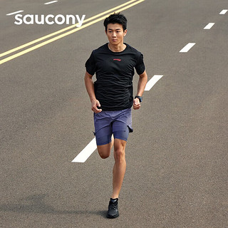 索康尼（SAUCONY）男鞋24春菁华KINVARA 14跑鞋透气轻便运动鞋耐磨缓震跑步鞋 菁华14/黑武士 44/10/280mm