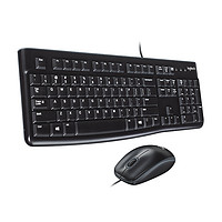 logitech 罗技 MK120 有线键鼠套装 键盘台式商务办公通用电脑usb