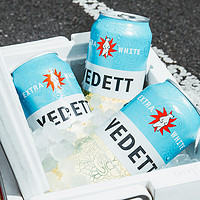 88VIP：VEDETT 白熊 啤酒小麦啤酒精酿白啤酒500ml*1罐装