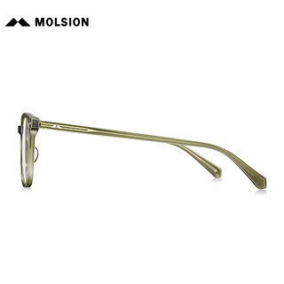 MOLSION 陌森 眼镜板材防蓝光镜片架可配度数MJ3095 B80框+优可视1.60防蓝光