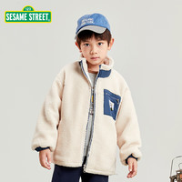 SESAME STREET 儿童摇粒绒外套 抓绒加厚保暖