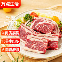 万点生活 黑椒牛仔骨200g*2贴骨牛排骨牛肉肋排冷冻烧烤预制菜