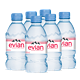 evian 依云 矿泉水evian法国原装进口瓶装天然饮用水整箱 330mL6瓶