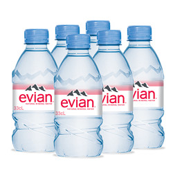 evian 依云 矿泉水 330ml*6瓶