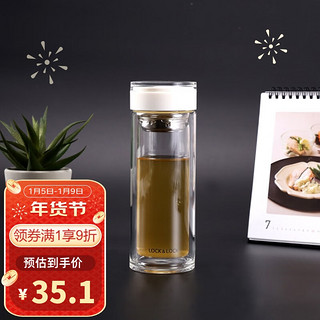 LOCK&LOCK 双层耐热玻璃杯  300ml