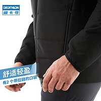 DECATHLON 迪卡侬 男棉衣棉袄冬装加厚保暖外套冬季ODT3 男款黑色 2XL