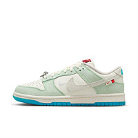 NIKE 耐克 Dunk Low Lx 女子运动板鞋 FZ5065-111 帆白/帆白/帆白/仙人掌绿/蒸气绿/龙红 37.5