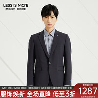 利郎轻时尚男装【双色TR】西服套装男商务西装正装二件套Q3QXF11 灰蓝 190