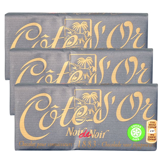 临期品：克特多金象 精选黑巧克力排块 150g