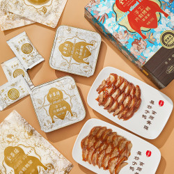 丰泽园 全聚德 手工片制烤鸭家庭装 1350g
