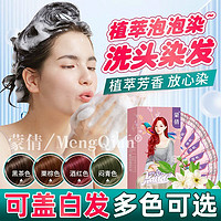 Meng Qian 蒙倩 自己在家染品牌学生植物2024流行色泡沫型