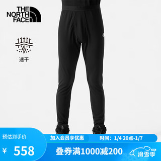 The North FaceTheNorthFace北面打底速干裤男户外吸湿速干237WTM JI3/黑色 S/165