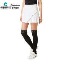 Taylormade泰勒梅高尔夫服装女士运动短裙 golf女士百褶裙百搭 U21615 白色 XS