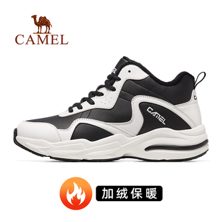 CAMEL 骆驼 运动鞋男士冬季男鞋加绒棉鞋子运动休闲鞋