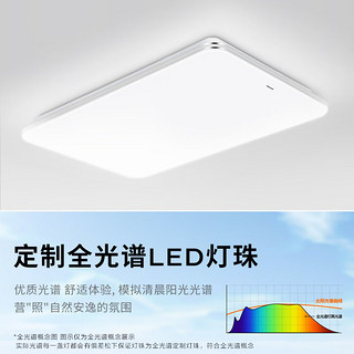 Panasonic 松下 全光谱银边明畔客厅吸顶灯120W