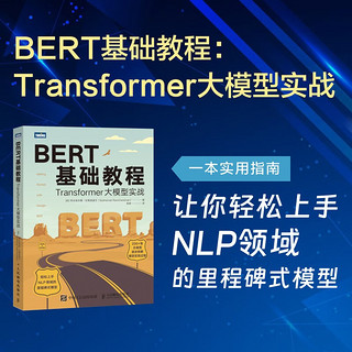 BERT基础教程：Transformer大模型实战（一本书读懂火出圈的chatgpt！）（图灵）