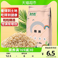 88VIP：北大荒 糙米五谷杂粮米东北粗粮糙米粥饭400g