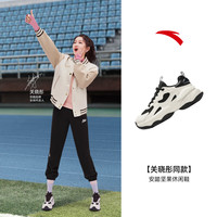  ANTA/安踏 厚底增高 女士运动鞋  基础黑/象牙白-2 37.5