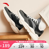ANTA/安踏 软底 男士运动鞋 黑/城堡灰/冷灰-1 40.5码