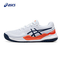 亚瑟士ASICS儿童网球鞋运动鞋舒适透气童鞋球鞋 GEL-RESOLUTION 9 GS 白色/蓝色 36码