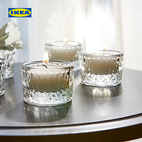 IKEA 宜家 SMALLSPIREA斯迈匹小圆蜡烛托香薰蜡烛伴手礼配件托盘