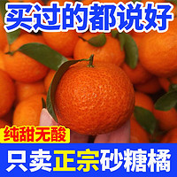 春风农场 正宗广西砂糖橘5斤果径30mm起纯甜橘子爆甜多汁新鲜水果无籽桔子