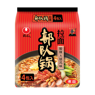 NONGSHIM 农心 部队锅拉面 酸辣火腿风味 118g*4包