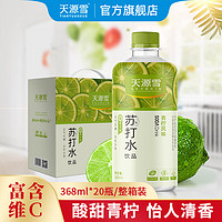 SKYRAIN 天源雪 TIANYUANXUE天源雪  青柠味 苏打水饮料 0糖0卡   368ml*20瓶/箱