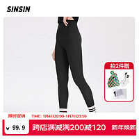 SIN SIN ?SIN SIN 鲨鱼裤sinsin 显瘦黑