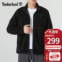 Timberland添柏岚夹克男秋冬 户外通勤保暖运动开衫摇粒绒抓绒衣A5VTW A5VTW001/黑色 S/170