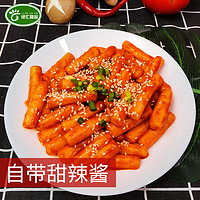 YSFOOD 源升 绿汇韩式年糕条辣炒年糕韩国风味部队火锅食材速食即食年糕1000g