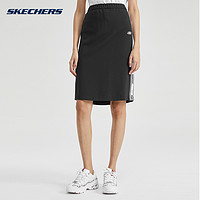 SKECHERS 斯凯奇 女裙半身裙官方旗舰夏季透气女子中裙休闲运动裙子