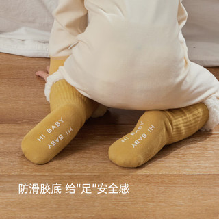 babylove婴儿袜子冬季宝宝中筒袜加厚羊羔绒保暖袜加绒防滑学步袜 番茄红 10.5cm（6-12个月）