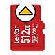 Lexar 雷克沙 PLAY系列 Micro-SD存储卡 512GB（UHS-I、V30、U3、A2）