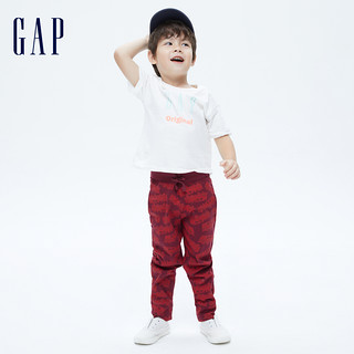 Gap 盖璞 男幼童纯棉束脚裤