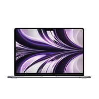 Apple 苹果 MacBook Air M2处理器 8GB内存 256GB固态硬盘 13.6英寸 笔记本电脑 轻薄本 深空灰色