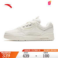 安踏（ANTA）骜杰丨王一博同款板鞋女鞋潮流厚底休闲运动鞋122418040 象牙白-4 39