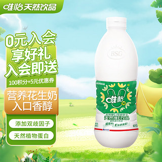 viee 唯怡 植物蛋白饮品富含花生坚果大瓶饮料960ml*1瓶比豆奶更香浓