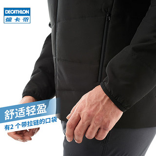 DECATHLON 迪卡侬 ODT3 男款加厚保暖棉服 黑色