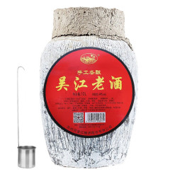 TONGLI HONG 同里红 黄酒 手工冬酿 吴江老酒 花雕酒 半甜型 约20斤 送酒吊