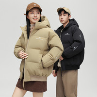 雪中飞 SNOWFLYING冬男女短款连帽羽绒服防风保暖日系休闲中性