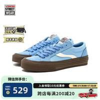 VISION STREET WEAR Odd Astley Pro生胶水洗蓝低帮翻毛皮帆布休闲滑板鞋男女 生胶水洗蓝 44.5码