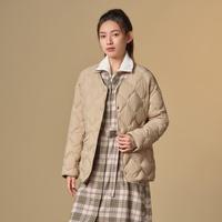 【升级爆款】羽绒服女轻薄时尚菱格羽绒内胆宽松韩版潮流秋外套女