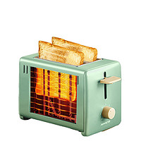 Joyoung 九阳 烤面包机多士炉家用全自动不锈钢烘烤小型早餐吐司机三明治馒头片KL2-VD66