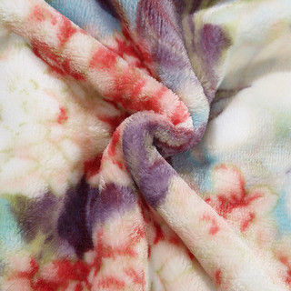 88VIP：FUANNA 富安娜 毛毯毛巾被冬季空调毯子法兰绒珊瑚绒毯午睡舒柔绒毯沙发毯